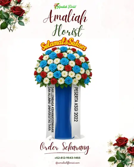 Standing Flowers Outdoor Wedding Bogor
